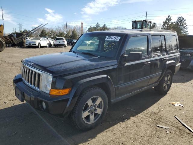 1J8HG48K38C150019 - 2008 JEEP COMMANDER SPORT BLACK photo 1