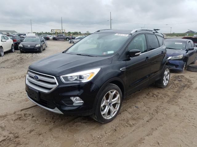 1FMCU9J99JUC54072 - 2018 FORD ESCAPE TITANIUM BLACK photo 2