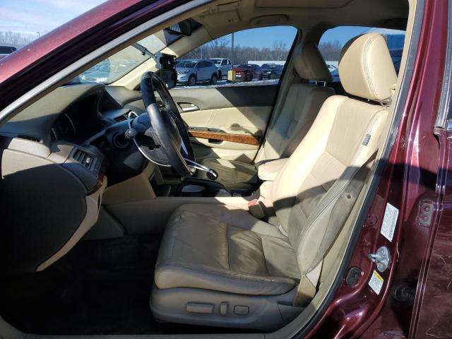 1HGCP26878A054257 - 2008 HONDA ACCORD EXL BURGUNDY photo 7