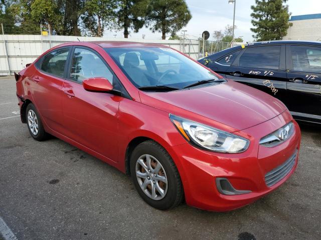 KMHCT4AE2EU722314 - 2014 HYUNDAI ACCENT GLS RED photo 4