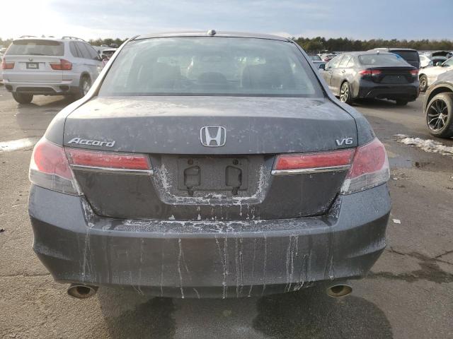 1HGCP3F8XCA027956 - 2012 HONDA ACCORD EXL GRAY photo 6