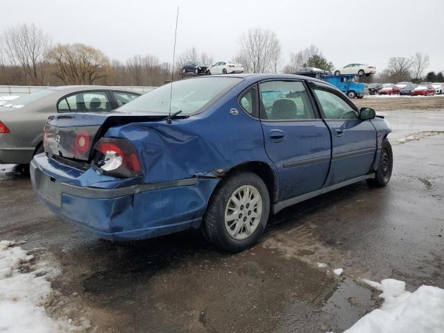 2G1WF52K159328991 - 2005 CHEVROLET IMPALA BLUE photo 3