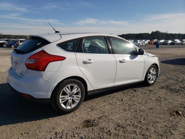 1FAHP3M29CL423759 - 2012 FORD FOCUS SEL WHITE photo 3