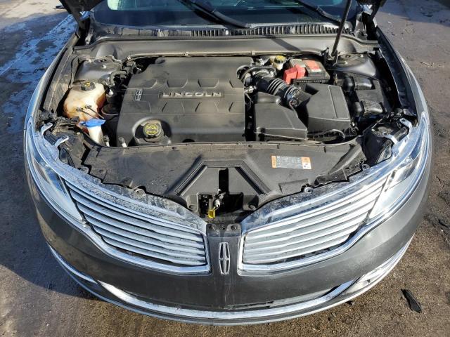 3LN6L2JK0GR603517 - 2016 LINCOLN MKZ CHARCOAL photo 11