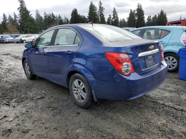 1G1JC5SG2D4149732 - 2013 CHEVROLET SONIC LT BLUE photo 2