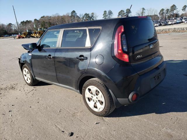 KNDJN2A25F7210000 - 2015 KIA SOUL BLACK photo 2