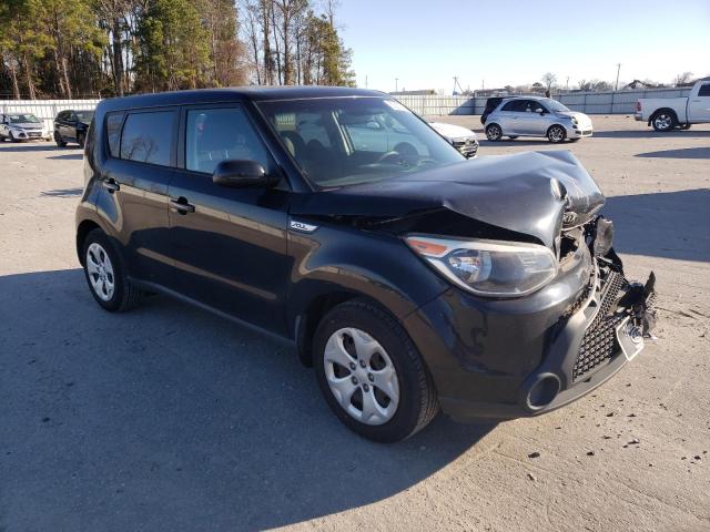 KNDJN2A25F7210000 - 2015 KIA SOUL BLACK photo 4