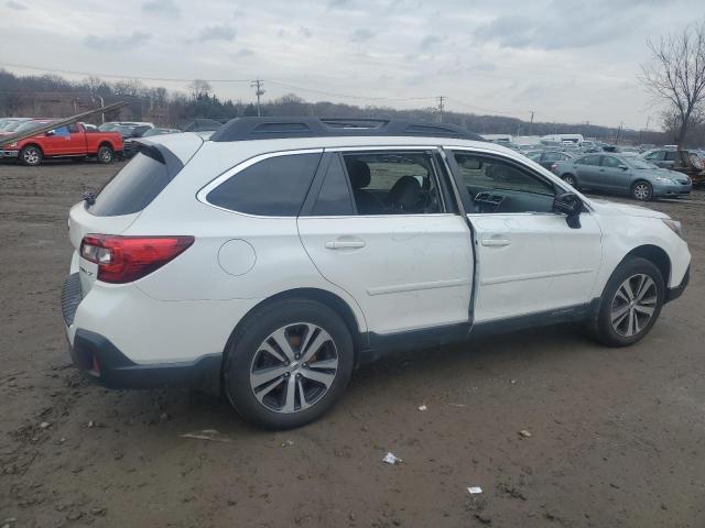 4S4BSANC2K3213136 - 2019 SUBARU OUTBACK 2.5I LIMITED WHITE photo 3