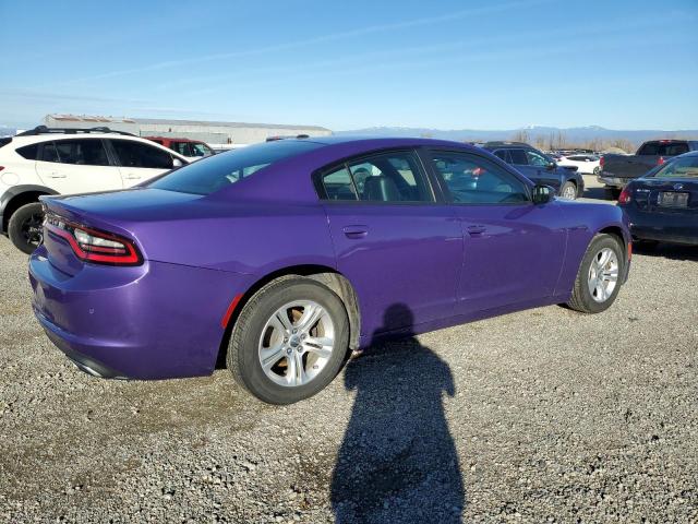 2C3CDXBG4KH650201 - 2019 DODGE CHARGER SXT PURPLE photo 3