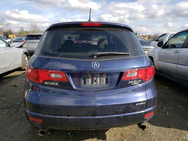 5J8TB18578A012196 - 2008 ACURA RDX TECHNOLOGY BLUE photo 6