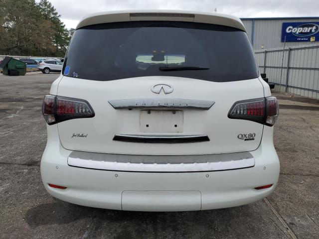 JN8AZ2NE7F9082781 - 2015 INFINITI QX80 WHITE photo 6