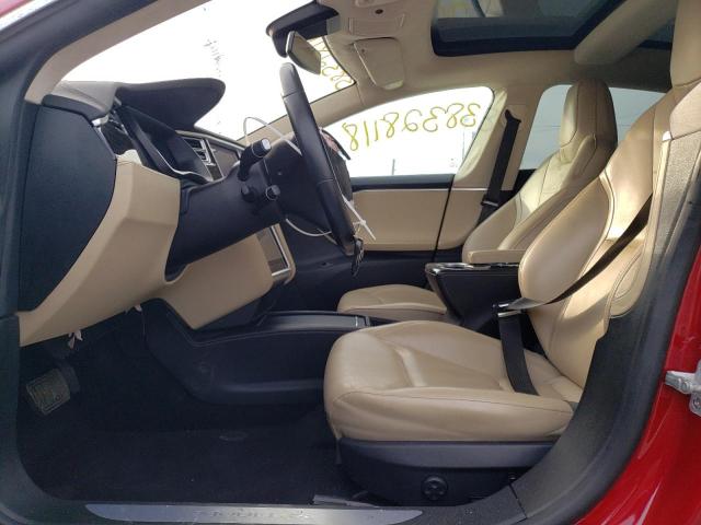 5YJSA1E29GF151324 - 2016 TESLA MODEL S წითელი ფოტო 7
