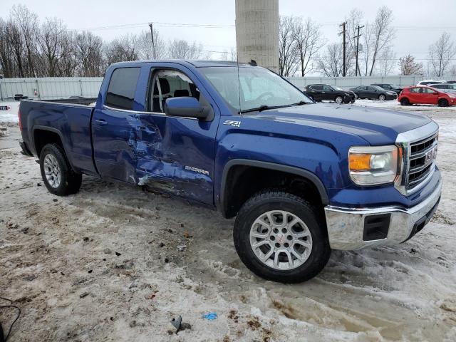 1GTV2UEC8EZ174718 - 2014 GMC SIERRA K1500 SLE BLUE photo 4