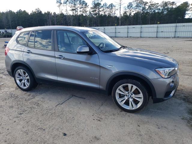 5UXWX9C57G0D71542 - 2016 BMW X3 XDRIVE28I GRAY photo 4