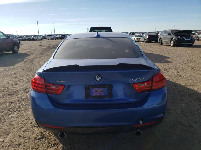 WBA3R5C59GK374268 - 2016 BMW 435 XI BLUE photo 6