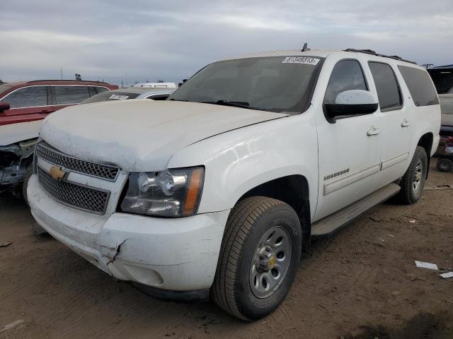 1GNSKJE76CR163564 - 2012 CHEVROLET SUBURBAN K1500 LT WHITE photo 1