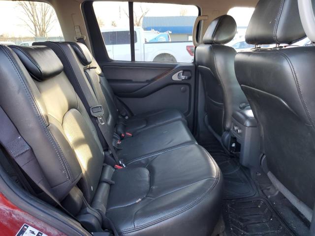 5N1AR18W46C649053 - 2006 NISSAN PATHFINDER LE 红色 照片 10