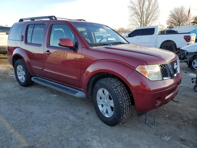 5N1AR18W46C649053 - 2006 NISSAN PATHFINDER LE RED photo 4