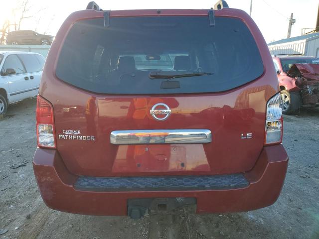 5N1AR18W46C649053 - 2006 NISSAN PATHFINDER LE 红色 照片 6