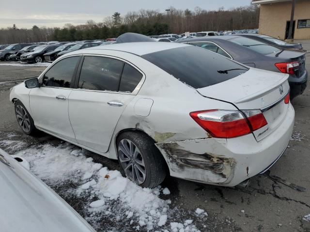 1HGCR2F58FA267862 - 2015 HONDA ACCORD SPORT WHITE photo 2