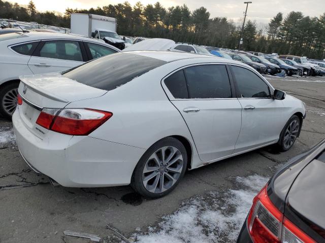 1HGCR2F58FA267862 - 2015 HONDA ACCORD SPORT WHITE photo 3