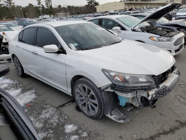 1HGCR2F58FA267862 - 2015 HONDA ACCORD SPORT WHITE photo 4