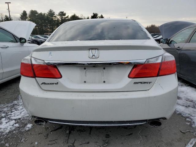 1HGCR2F58FA267862 - 2015 HONDA ACCORD SPORT WHITE photo 6