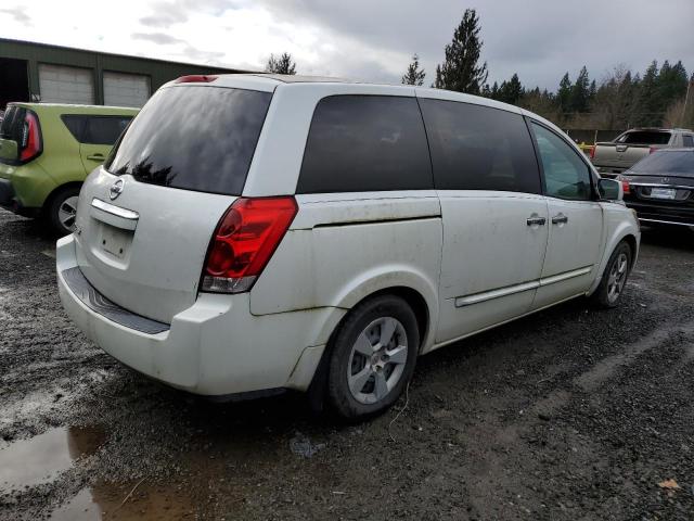 5N1BV28U87N112244 - 2007 NISSAN QUEST S WHITE photo 3