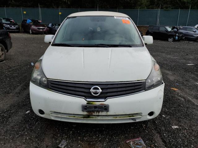 5N1BV28U87N112244 - 2007 NISSAN QUEST S WHITE photo 5