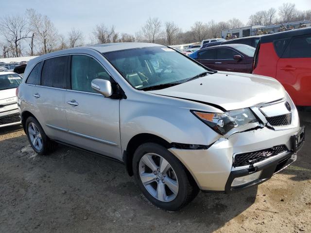 2HNYD2H37DH501156 - 2013 ACURA MDX TECHNOLOGY SILVER photo 4