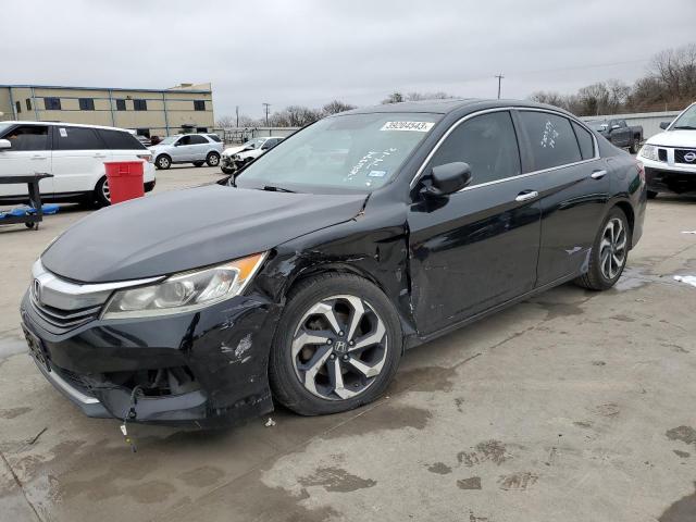 1HGCR2F93GA093591 - 2016 HONDA ACCORD EXL BLACK photo 1