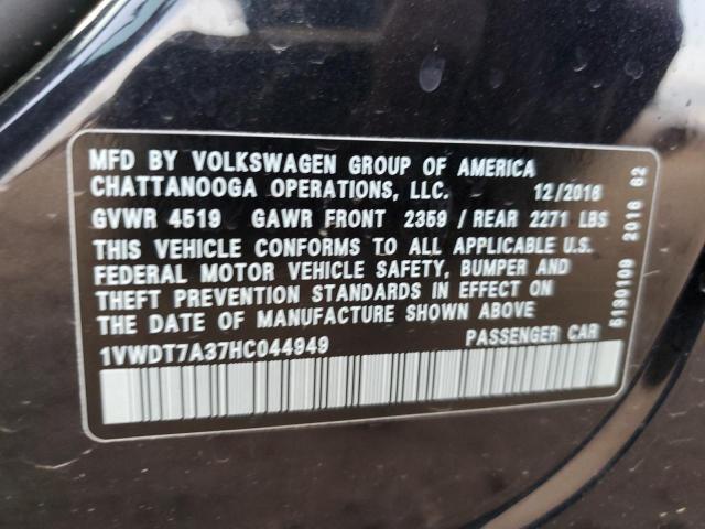 1VWDT7A37HC044949 - 2017 VOLKSWAGEN PASSAT R-LINE Qara foto 12