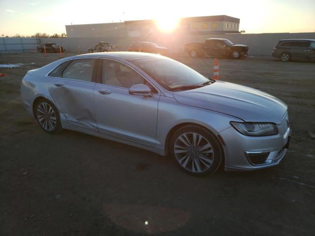 3LN6L5LU7HR639674 - 2017 LINCOLN MKZ HYBRID SELECT SILVER photo 4