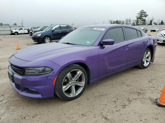 2C3CDXHG7JH312782 - 2018 DODGE CHARGER SXT PLUS PURPLE photo 1