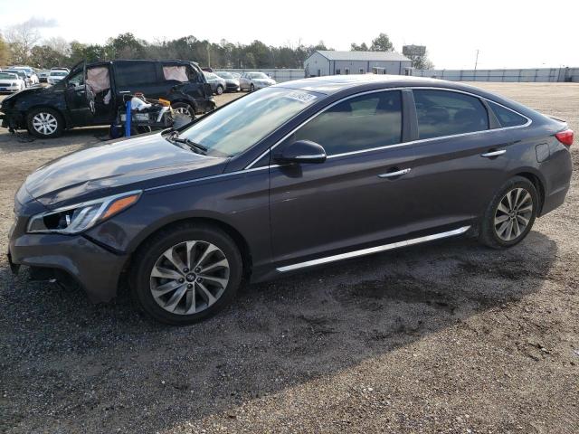 5NPE34AF5GH419918 - 2016 HYUNDAI SONATA SPORT Braun Foto 1