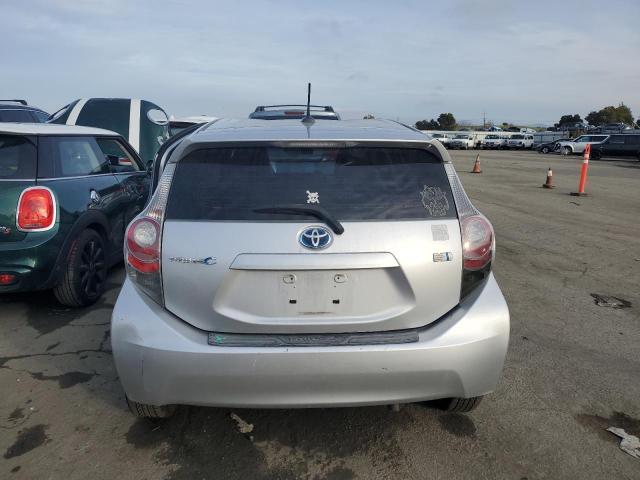 JTDKDTB35D1534987 - 2013 TOYOTA PRIUS C SILVER photo 6