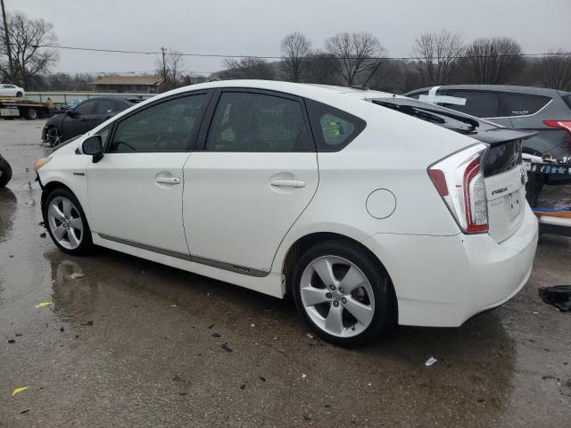 JTDKN3DU5C1571278 - 2012 TOYOTA PRIUS WHITE photo 2