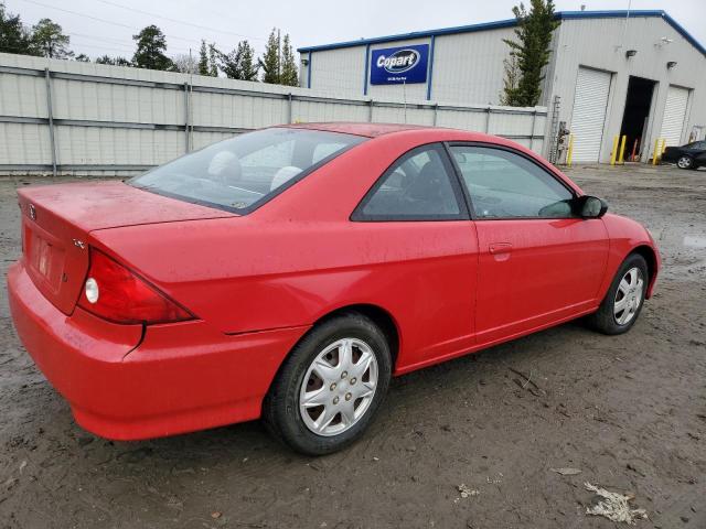 1HGEM22584L021151 - 2004 HONDA CIVIC LX RED photo 3