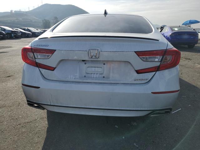 1HGCV2F33MA019168 - 2021 HONDA ACCORD SPORT WHITE photo 6