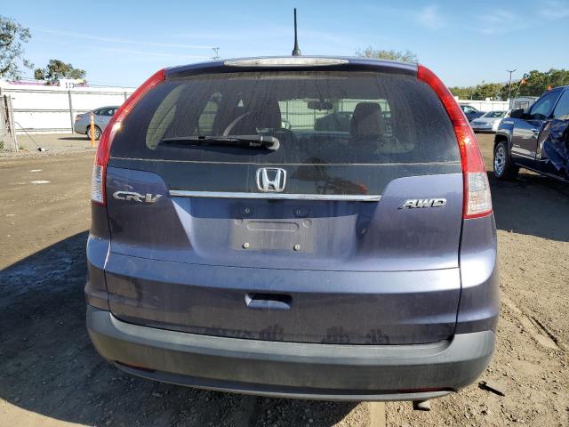 5J6RM4H51DL016404 - 2013 HONDA CR-V EX BLUE photo 6