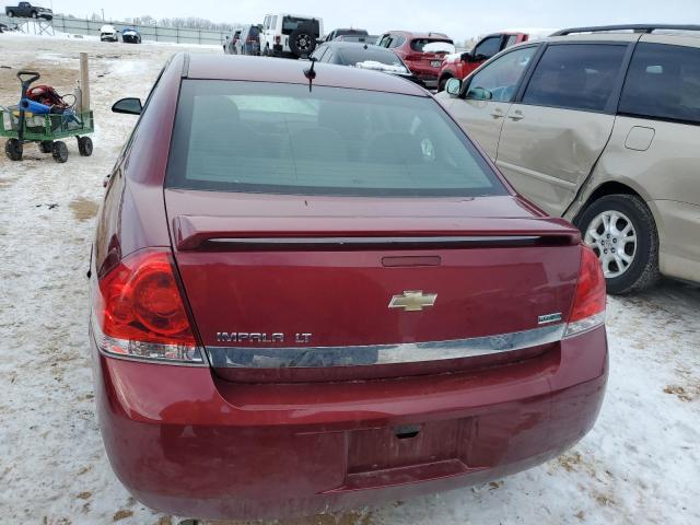 2G1WB5EK3B1100959 - 2011 CHEVROLET IMPALA 4D LT RED photo 6