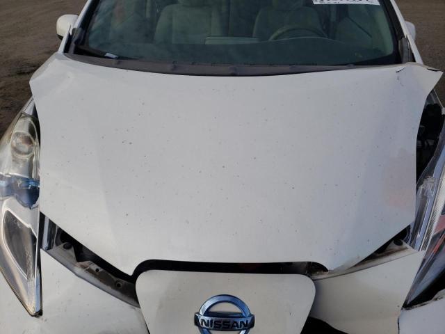 1N4AZ0CP4DC403914 - 2013 NISSAN LEAF S WHITE photo 11