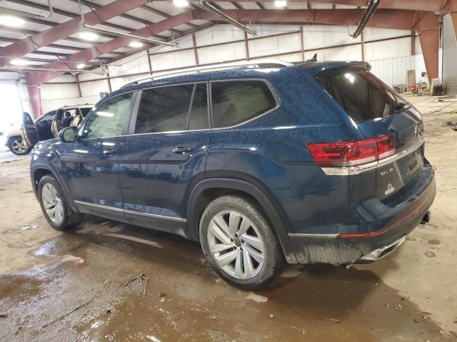 1V2BR2CA4MC546916 - 2021 VOLKSWAGEN ATLAS SEL BLUE photo 2