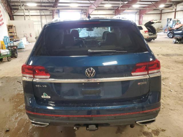 1V2BR2CA4MC546916 - 2021 VOLKSWAGEN ATLAS SEL BLUE photo 6