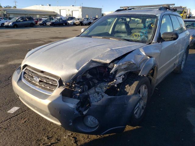 4S4BP62C156304243 - 2005 SUBARU LEGACY OUTBACK 2.5I LIMITED SILVER photo 1