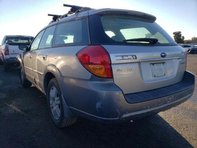 4S4BP62C156304243 - 2005 SUBARU LEGACY OUTBACK 2.5I LIMITED SILVER photo 2