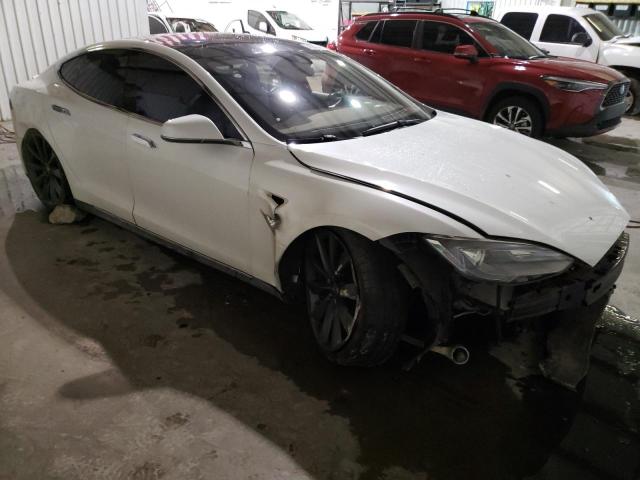 5YJSA1H2XEFP64044 - 2014 TESLA MODEL S Սպիտակ լուսանկար 4