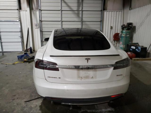 5YJSA1H2XEFP64044 - 2014 TESLA MODEL S Սպիտակ լուսանկար 6