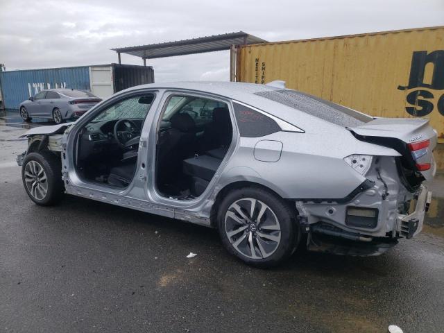 1HGCV3F16KA008537 - 2019 HONDA ACCORD HYBRID SILVER photo 2