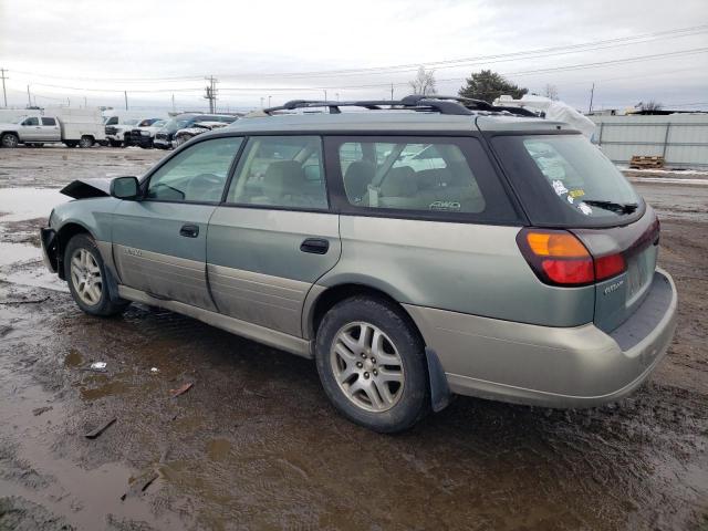 4S3BH675X47614511 - 2004 SUBARU LEGACY OUTBACK AWP 绿色 照片 2